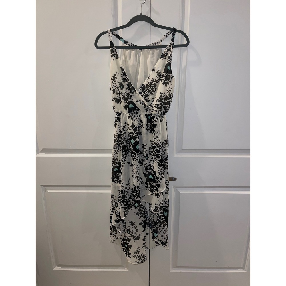 Charming Charlie Floral Sleeveless Dress Womens Small Summer Casual